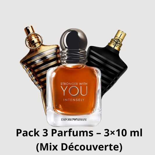 Pack 3 Parfums – 3×10 ml (Mix Découverte)